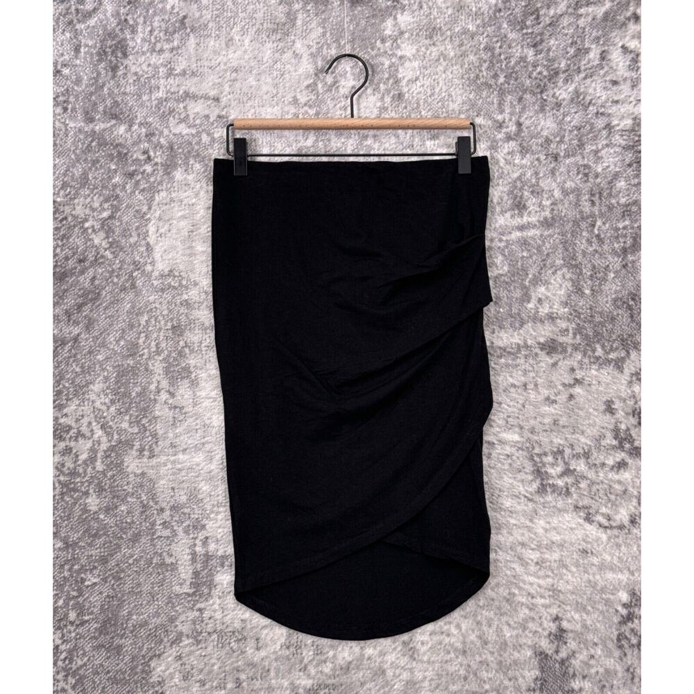 James Perse Black Mini Skirt